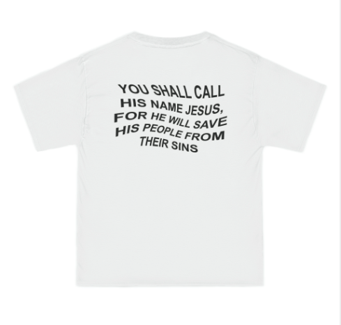 YESHUA SAVES TSHIRT - Yeshua Saves Apparel